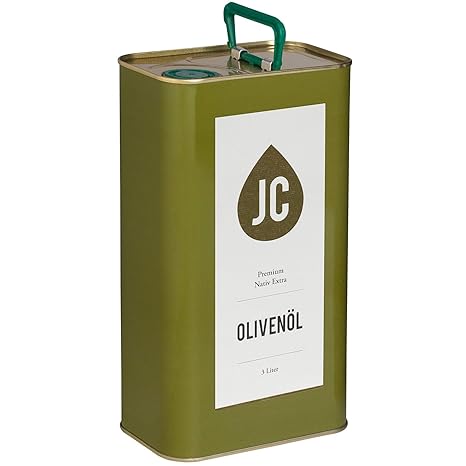 JC Olivenöl Premium Nativ Extra - Region Kalamata, PDO in 3 Größen erhältlich (500ml, 3 Liter, 5 Liter/EINWEG) Neue Ernte (3 