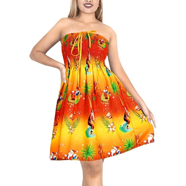 HAPPY BAY Women's Beach Maxi Dress | Strapless Tube Top A-Line Summer Dress – Casual Party Wear - View #14