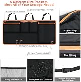 URAQT Car Boot Organiser 100x45cm Waterproof Seat Back Protectors view 3