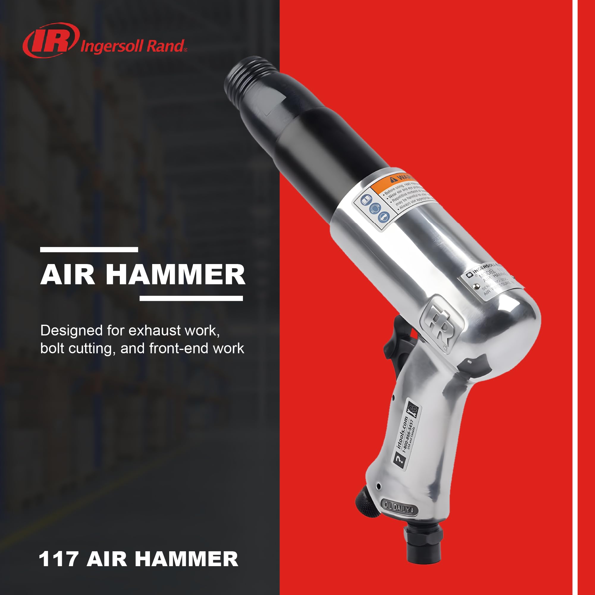 Ingersoll Rand Ingersoll-Rand 117 Standard Duty Air Hammer, 117 - Tool Only