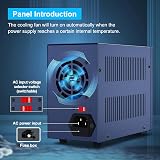NANKADF 0-62V 0-5A DC Bench Power Supply 4-Digit LED USB Fast Charging view 6
