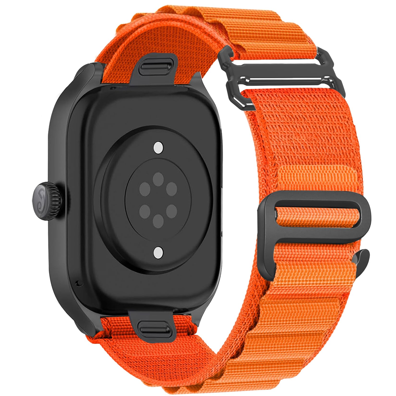 Alpine Loop Nylon Band - Compatible with Apple Watch Ultra 2/Ultra Bands 49mm 45mm 44mm for Men Women, Adjustable with Metal C Hook Strap for iWatch Ultra 2 iWatch Ultra Series 10 46mm SE/9/8/7/6/5