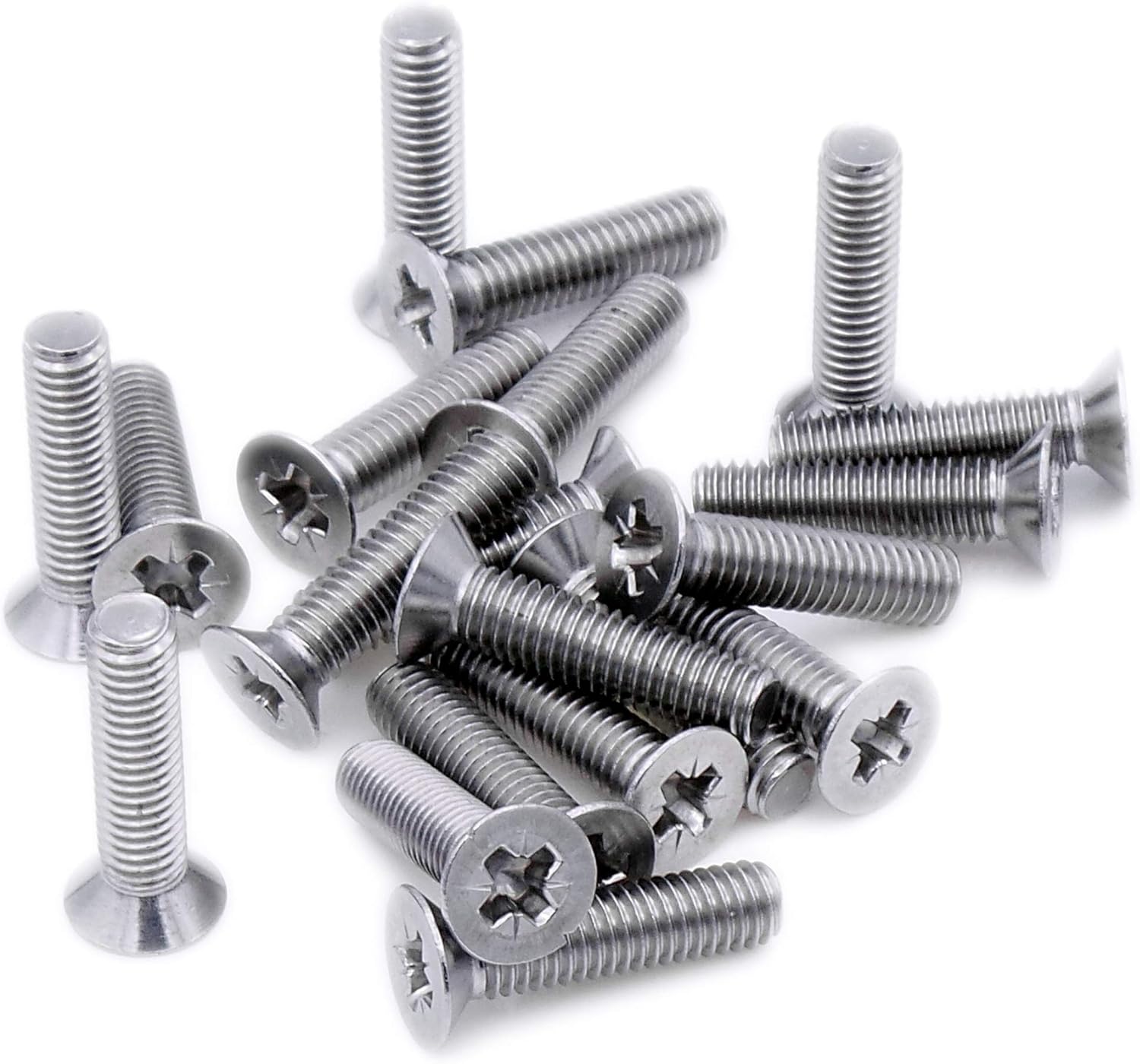 Set di 20 viti in acciaio a testa svasata SPAX pozidriv, Diam.4 mm x L Set di 20 viti in acciaio a testa svasata SPAX pozidriv, Diam.4 mm x L