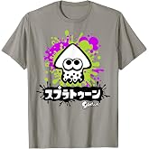 Nintendo Splatoon Inkling Text Splatter Graphic T-Shirt