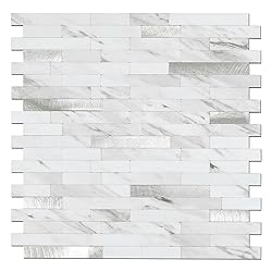 Tilingview 10 PCS PVC Peel & Stick Tile for Kitchen