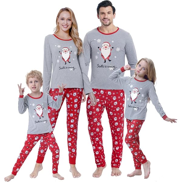 Dolphin & Fish Matching Family Christmas Pajamas - 100% Cotton, Womens, Mens, Kids Long Sleeve Set - View #7