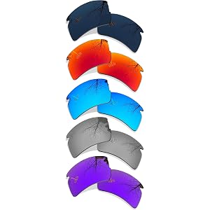 Bsymbo Polarized Replacement Lenses for Oakley Flak 2.0 OO9295 59mm