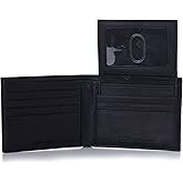 Alpine Swiss Mens Passcase Bifold Wallet Genuine Leather Comes in Gift Bag