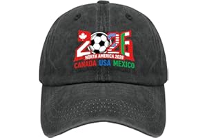 2026 Cup Hat, USA Canada Mexico World Cup Soccer Cap, Host Country Soccer Football Cap, Cotton Baseball Hat for Men Women