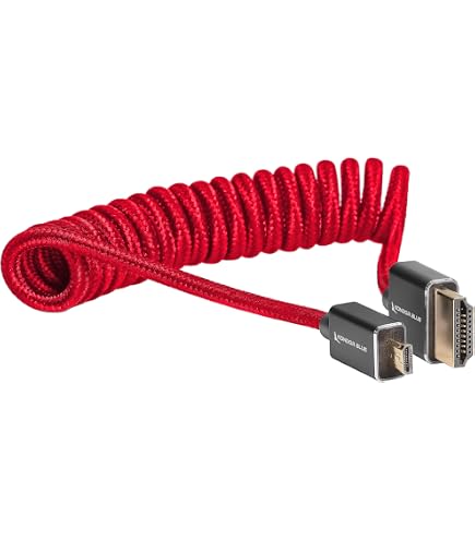PCケーブル・コネクタ ATOMOS PRO HDMI COILED CABLE 30cm Amazon.com: Atomos ATOM4K60C5 ATOMFLEX PRO HDMI 2.0 30cm Coiled