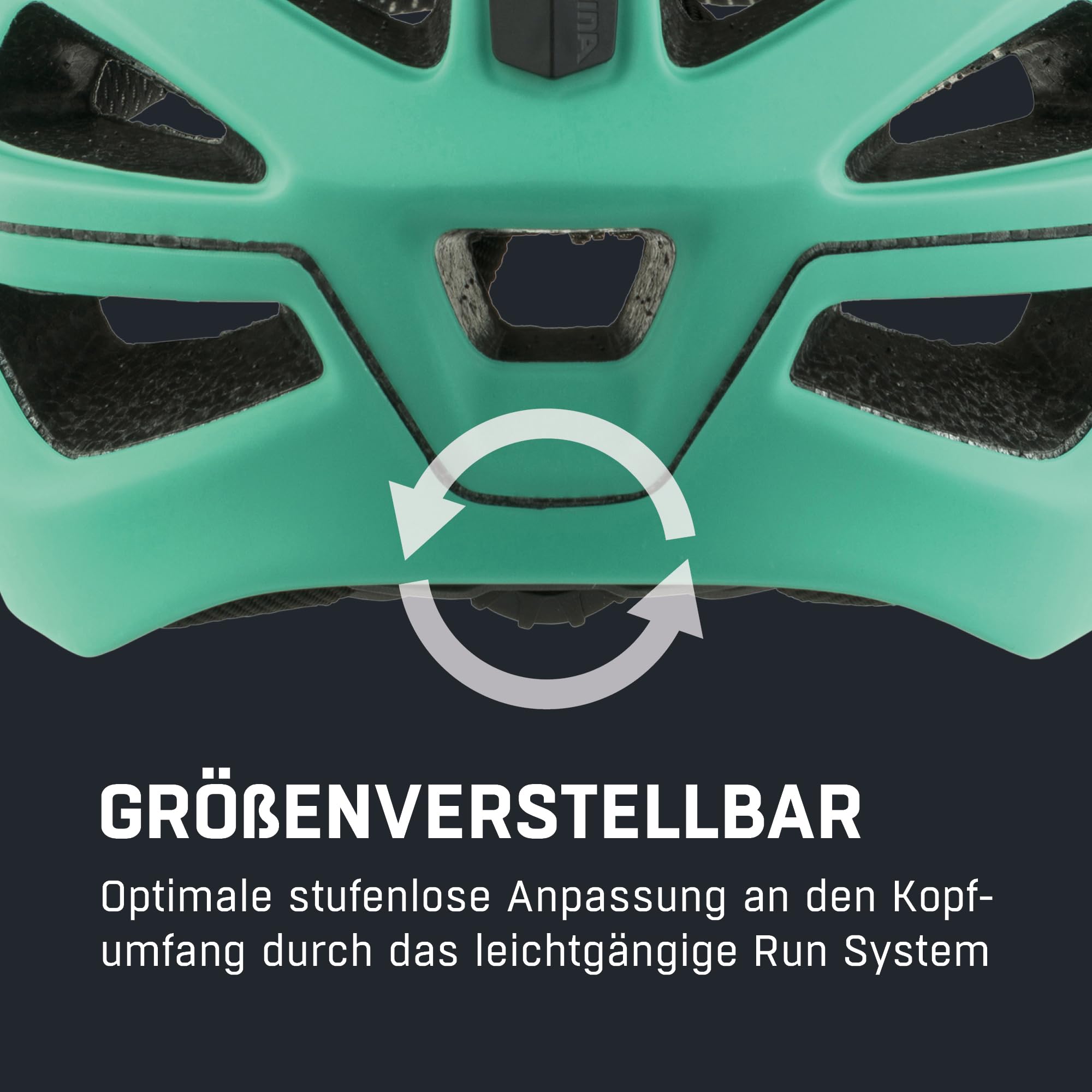 Alpina Mythos 3.0 L.E. - Leichter, Optimal Belüfteter & Anpassbarer Fahrradhelm Mit Antibakteriellen Polstern Für Erwachsene, Turqouise matt, 52-57 cm 5