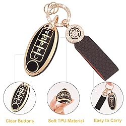 Koaudb Car Key Fob Cover Fit for Altima Rogue