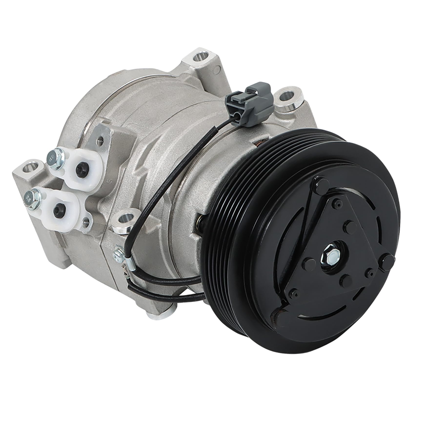 Photo 1 of WFLNHB AC Compressor & A/C Clutch, A/C Ports 6 Grooves Replacement for Acura MDX 3.5L 2003-2006 Replacement for Honda Odyssey Pilot Ridgeline 3.5L 2005-2008 CO 10736C 97307 97307