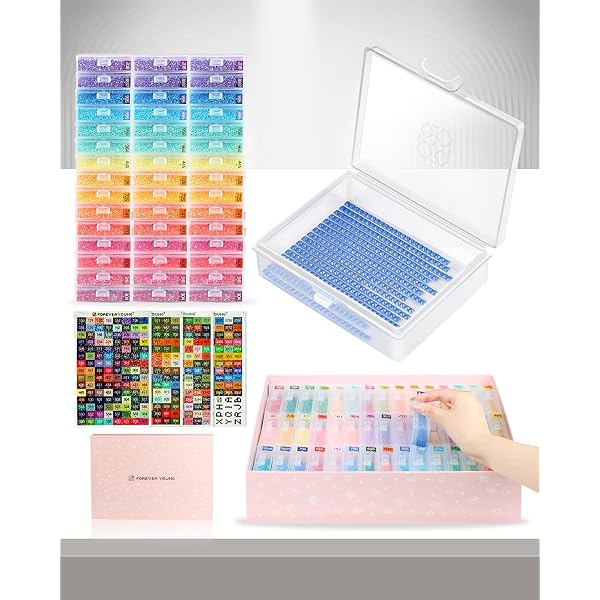 2 Pack Diamond Painting Note BoxesEthnic Elephant DIY Note Holder