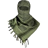 FREE SOLDIER Scarf Military Shemagh Tactical Desert Keffiyeh Head Neck Scarf Arab Wrap with Tassel for Men Women