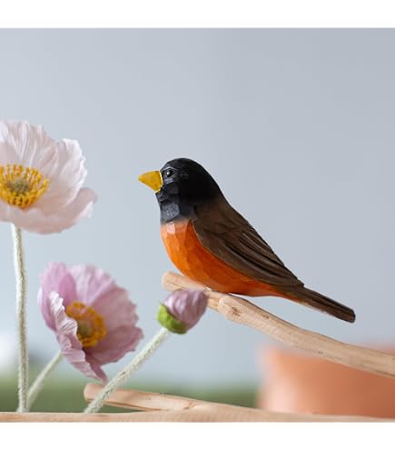 Amazon.com: American Goldfinch Figurine, Miniature Yellow Finch