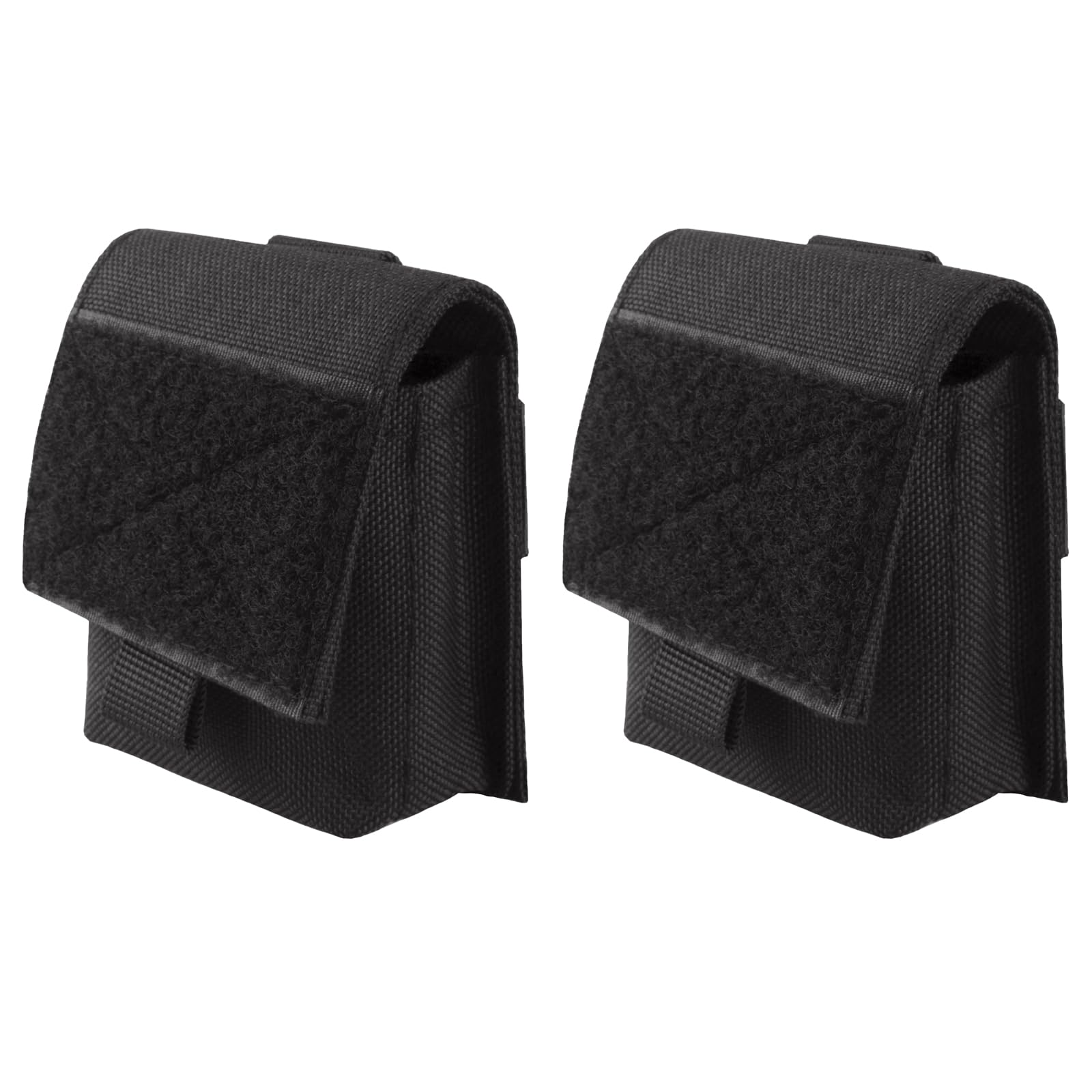 TRIWONDER Molle Pouches Tactical EDC Belt Pouch Small Utility Bag for Hiking Hunting Camping, Backpack Vest Accessories (Black - 2 Pack)