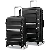 Samsonite Freeform 2-Piece Luggage Set - Carry-On & Large Checked Luggage with Dual Spinner Wheels - Durable Polypropylene Ha