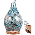 Amazon.com: Porseme 280ml Essential Oil Diffuser Glass Color Changing ...