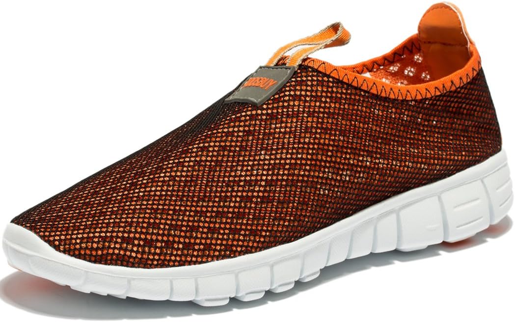 KENSBUY Women's Lightweight Slip on Mesh Shoes Quick Drying Aqua Water Shoes Athletic Sport Walking Sneaker