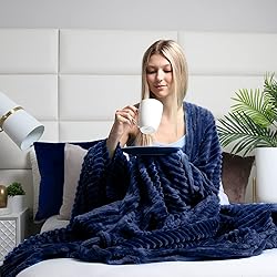 Clara Clark Cut Plush Fleece Throw Blanket - Twin