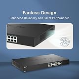 D-Link DMS-1016 16-Port 2.5G Unmanaged Switch Fanless Metal Housing view 6