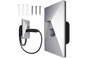 EVPEIWE EV Charger Holder for Tesla, Electric Car Wall-Mount Charging Cable Holder for Model 3/Y/X/S, EV Charger Connector Nozzle Holster for Tesla Charger, NACS Plug Charging Cable Organizer