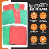 Brackit 6-Pack Plastic Dust Sheets 3.6m x 2.7m Red & Green Dustproof Waterproof view 3