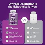 Nu U Nutrition 5HTP Night Support Sleep Gummies 90 Vegan Passionfruit view 6