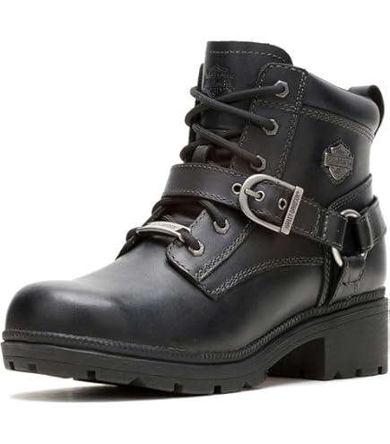 Harley-Davidson ブラックブーツ Amazon.com | Harley-Davidson Women's Balsa Skull WP Motorcycle
