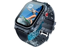 EFFUN Waterproof Case for Apple Watch 45mm 44mm 42mm 41mm 40mm 38mm with Band, IP68 Waterproof Built-in Screen Protector for Apple Watch Series 8 7 6 5 4 3 2 SE SE2, Full Body Rugged Case for iWatch