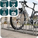 VOUNOT 4 Bike Stand Floor or Wall Mounted Bike Rack Garage Storage view 7