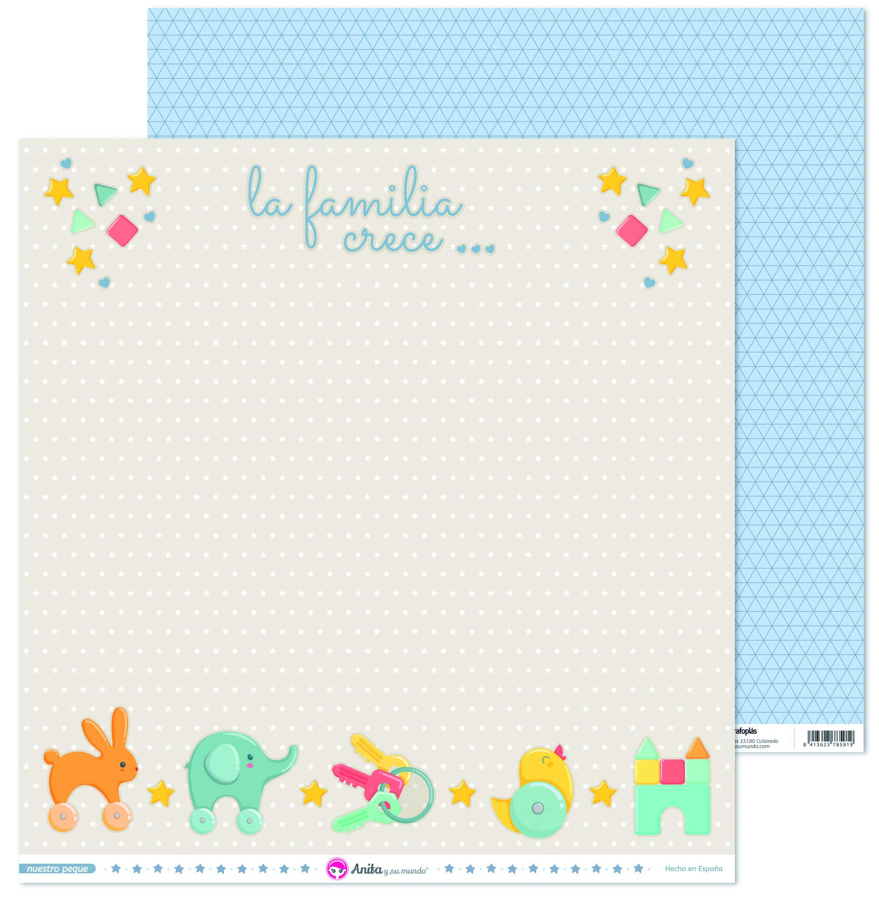 Anita and Your World Collection Our Small Scrapbooking Papers, Paper, Layout Toys, 12" x 12"