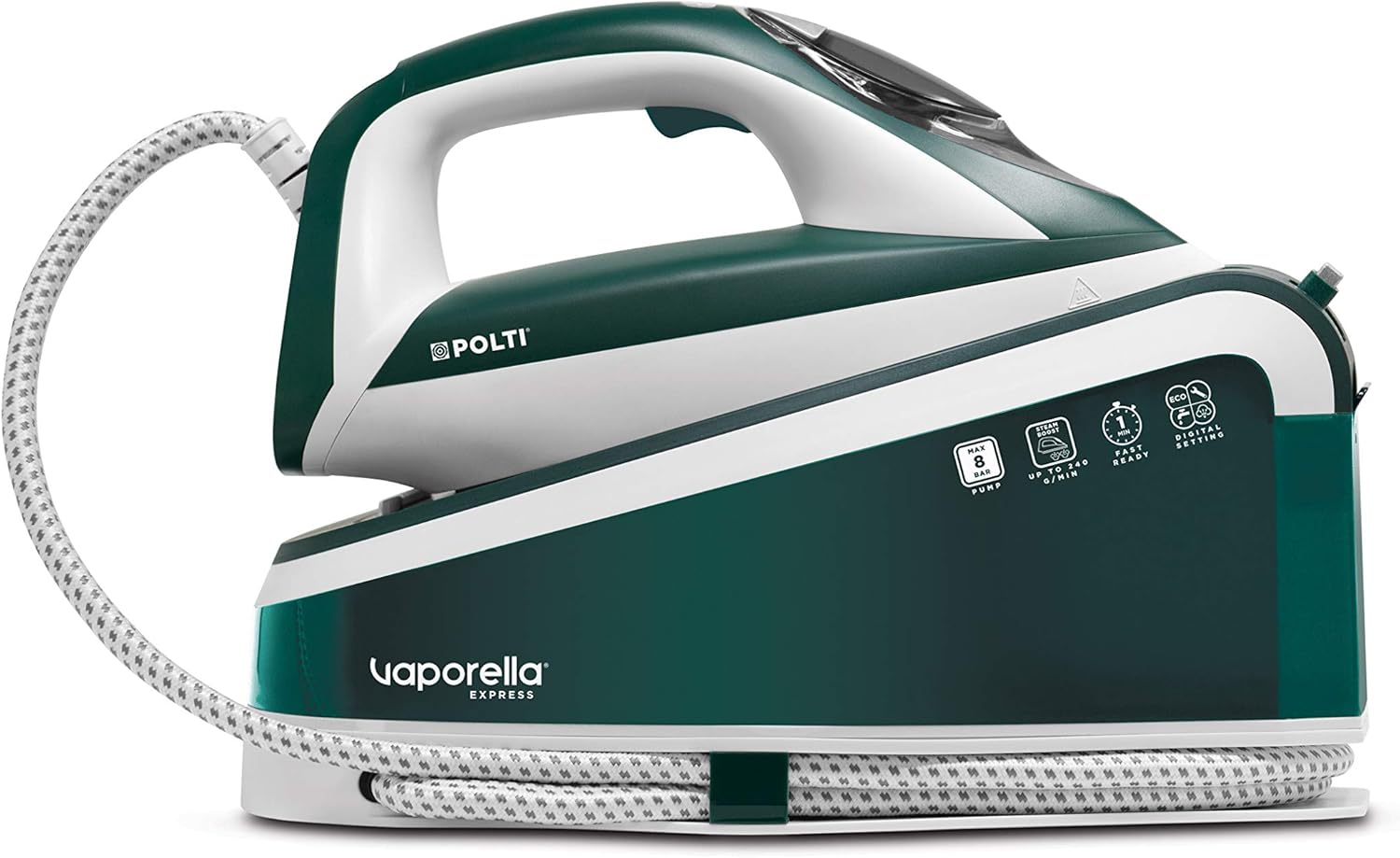 Polti Vaporella Express VE30.20 Steam Generator Iron, Eco Function, One Temperature Technology and Digital Setting