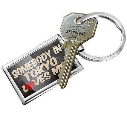 Amazoncom Neonblond Keychain Somebody In Tokyo Loves Me - 