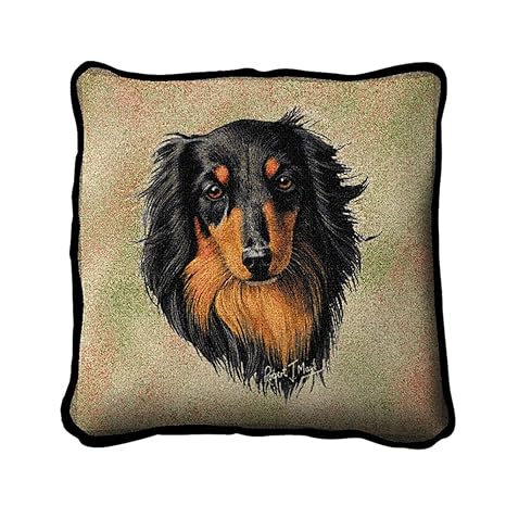 Buy Pure Country Weavers Decorative Long Haired Dachshund Black