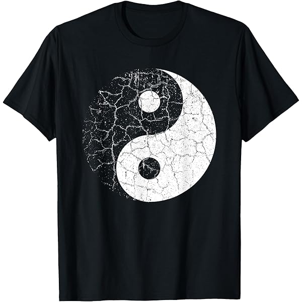 新品 anvivid Happyちゃん YIN-YANG T-SHIRT M2枚 Amazon.com: Yin Yang T-shirt with Earth T-Shirt : Clothing