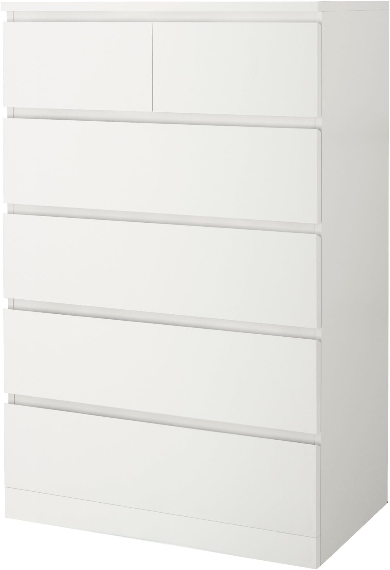Amazing Trends IKEA Chest of 6 drawers MALM White 80x123 cm