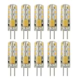 RAYHOO 10pcs G4 LED Bulbs JC Bi-Pin Base Lights