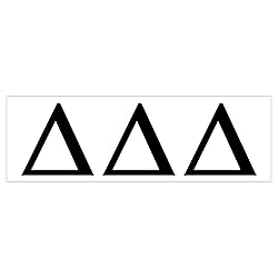 Pro-Graphx Delta Delta Delta Greek Sorority Sticker