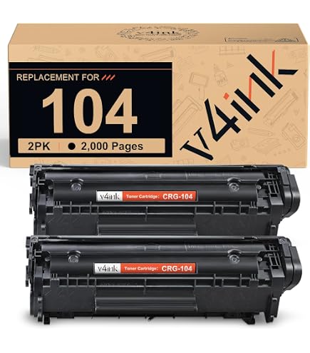 Amazon.com: 104 Toner Compatible for Canon 104 Toner Cartridge