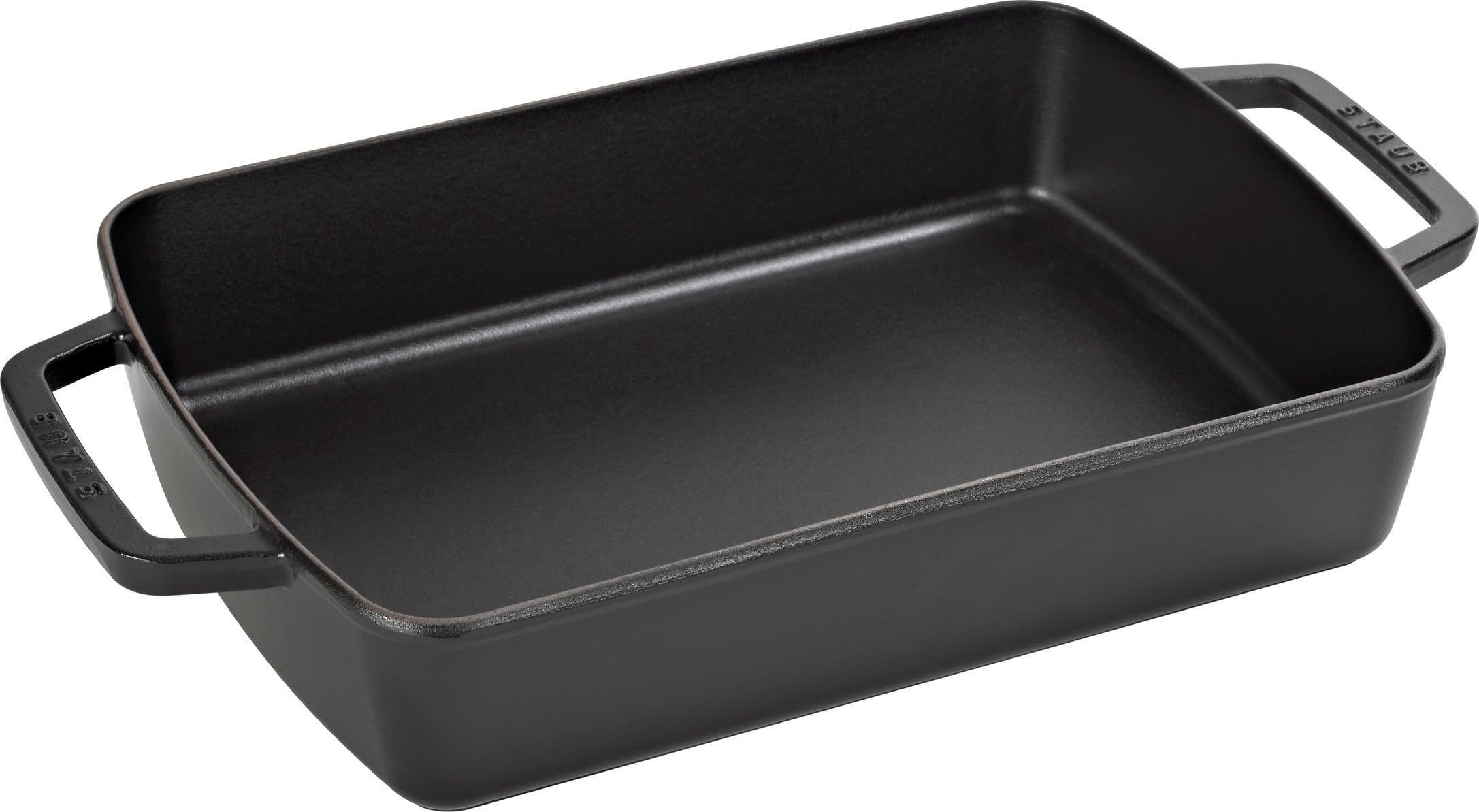 STAUB Cast Iron Oven Dish, Black 3.15 L