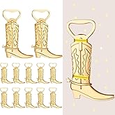 30PCS Cowboy Boots Bottle Openers for Favors，Gifts，Decorations or Souvenirs to Guests at Wedding，Baby Shower or Bridal shower Party