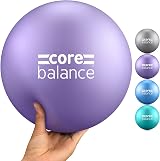 Core Balance Soft Pilates Ball Anti Burst 23cm Inflation Tube Small