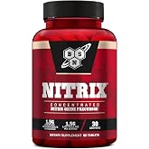 BSN Nitrix Nitric Oxide Workout Supplement, 90 Tablets | Supports Pumps, Performance and Muscle Recovery with 3g Creatine and 3g L-Citrulline Nitric Oxide Formula, Packaging May Vary