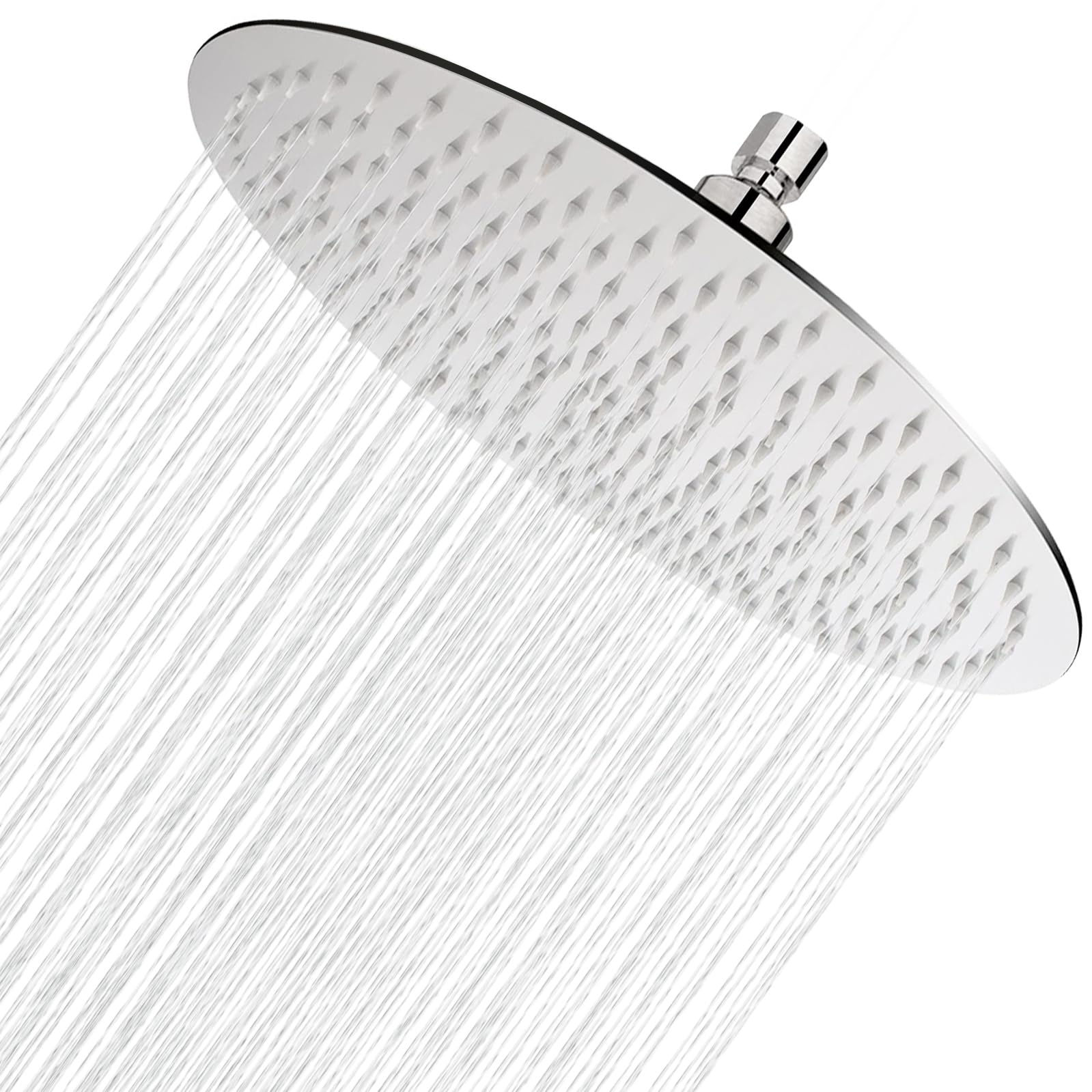 Ohotecy 12 Inch Showerhead Rainfall Round Stainless Steel Shower Head with Anti-Limescale Nozzles 30cm Number of Nozzles: 144