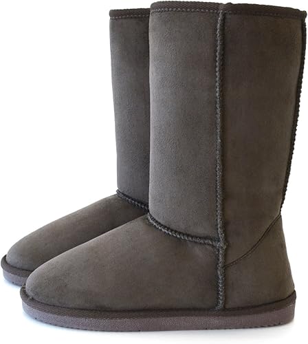 Amazon ズーティー フェイクムートンミドルブーツ チャコール Sサイズ Zootie ズーティー ブーツ ブーティ