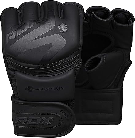 RDX MMA Handschuhe Profi Kampfsport Boxsack Sparring Freefight Training Grappling Gloves Sandsack Punchinghandschuhe(MEHRWEG)