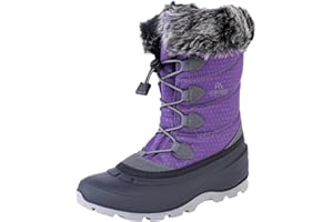 ICEFACE Waterproof Snow Boot Women with Quilted Nylon Fabric and Plush Lining for Ultimate Warmth and Comfort Stylish and Functional Winter Footwear Perfect for Snowy Days and Cold Weather Activitie