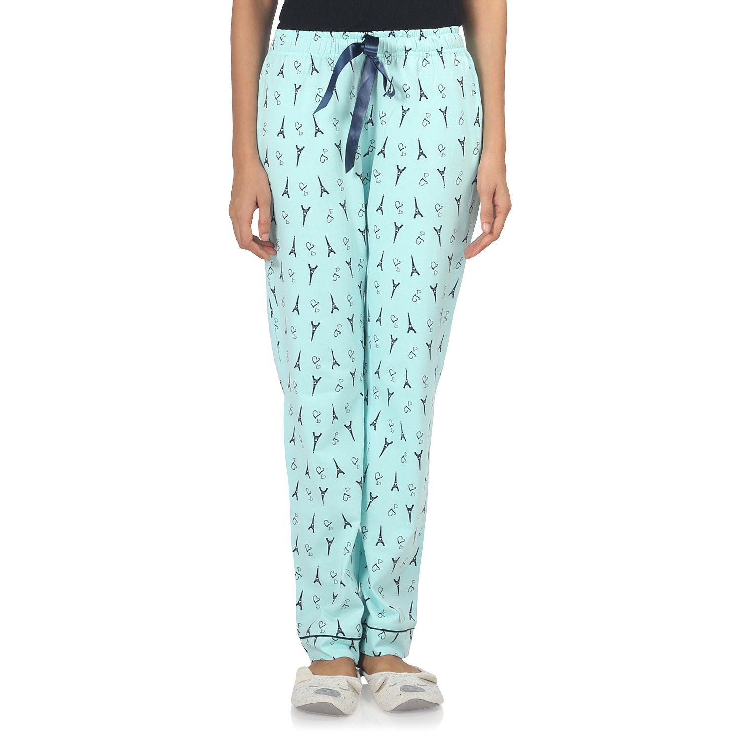 nite flite women's paris i love you cotton pyjamas